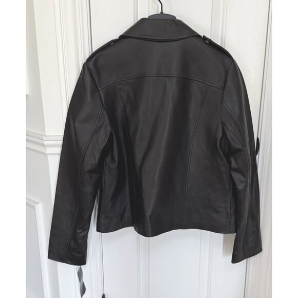 Nwt Ralph Lauren Leather Moto Jacket - Picture 3 of 5